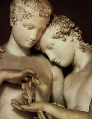 Particolare di Amore e Psiche di Canova